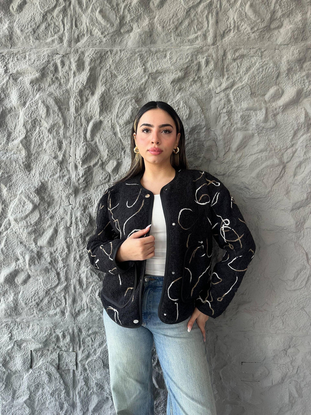 IVOIRE Embroidered Jacket