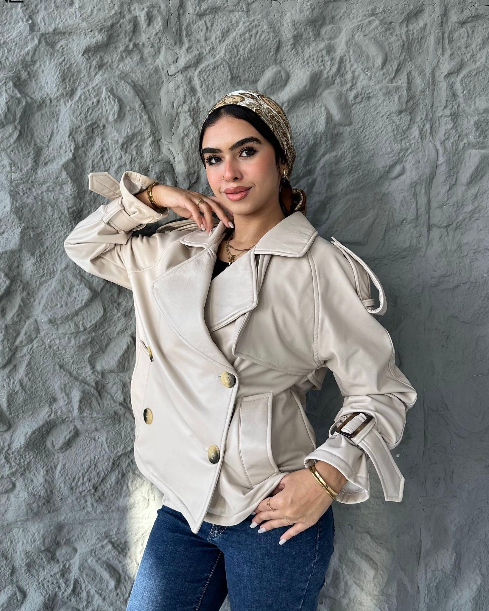 Ivoire Leather Jacket