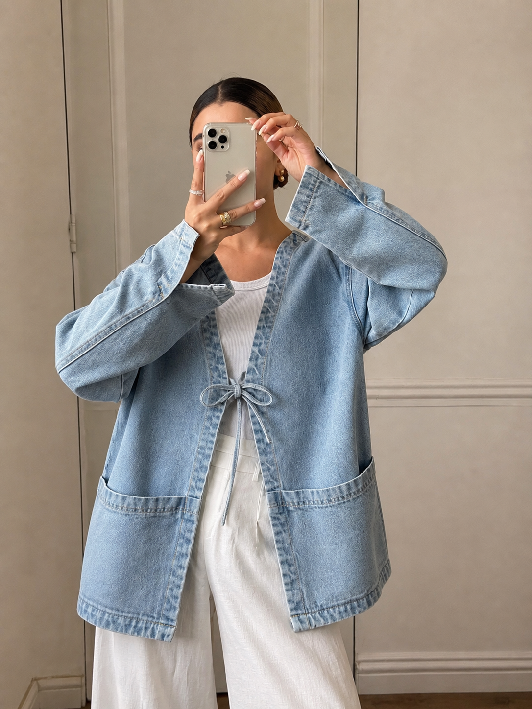 Denim Cardigan
