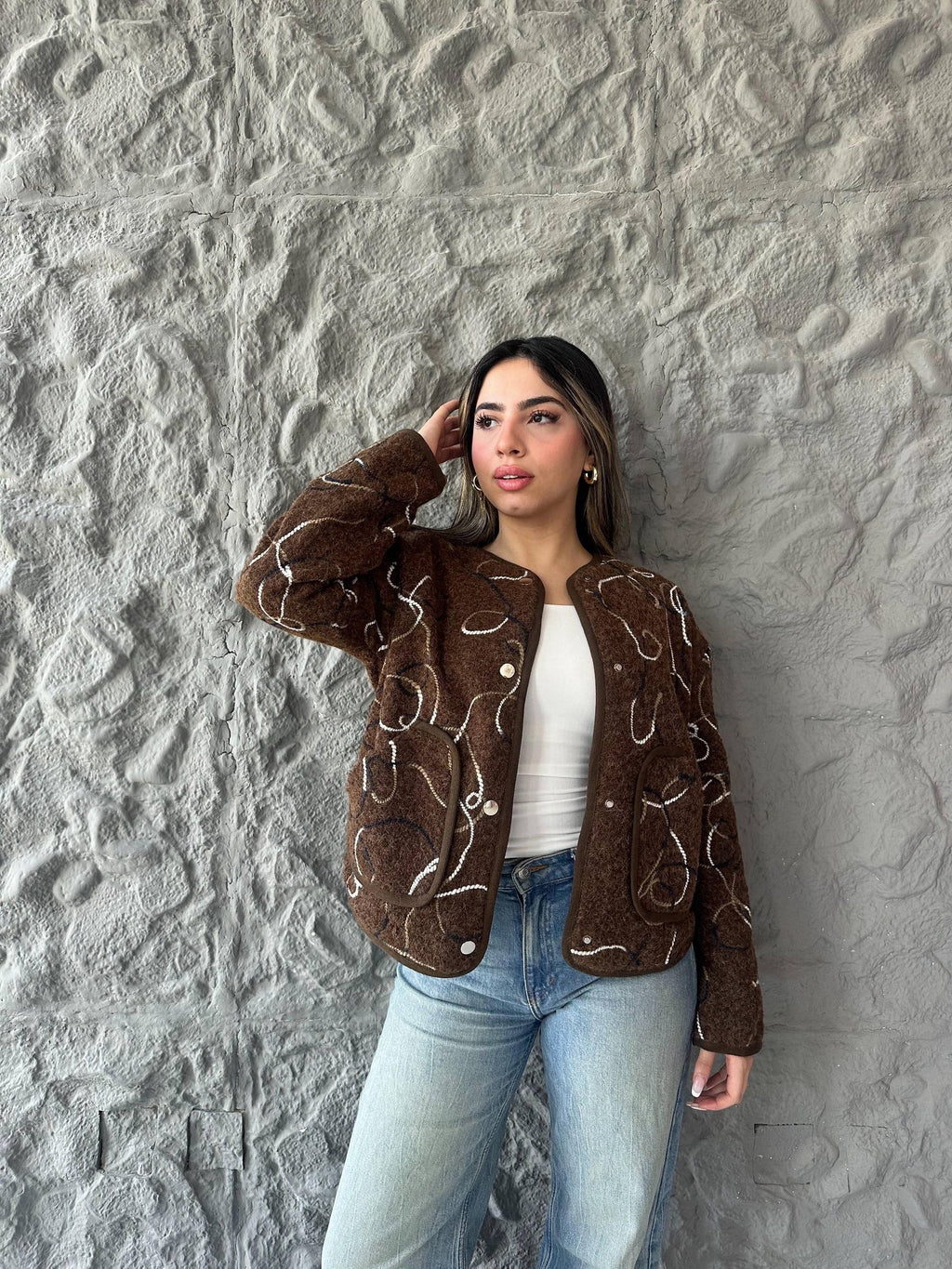 IVOIRE Embroidered Jacket