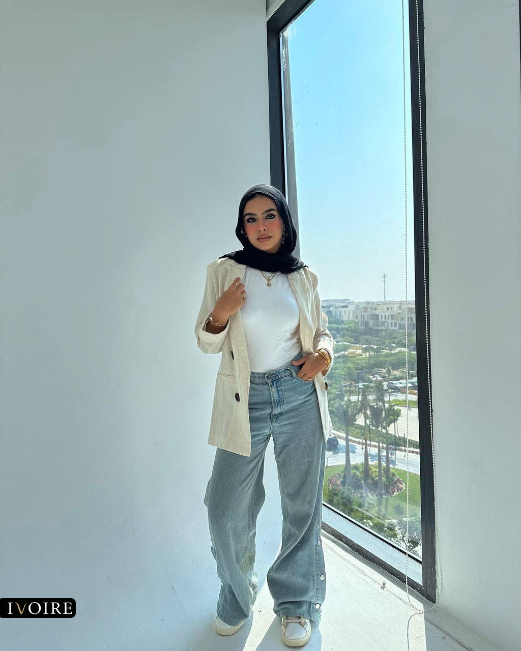 Striped Linen Blazer – Timeless Elegance