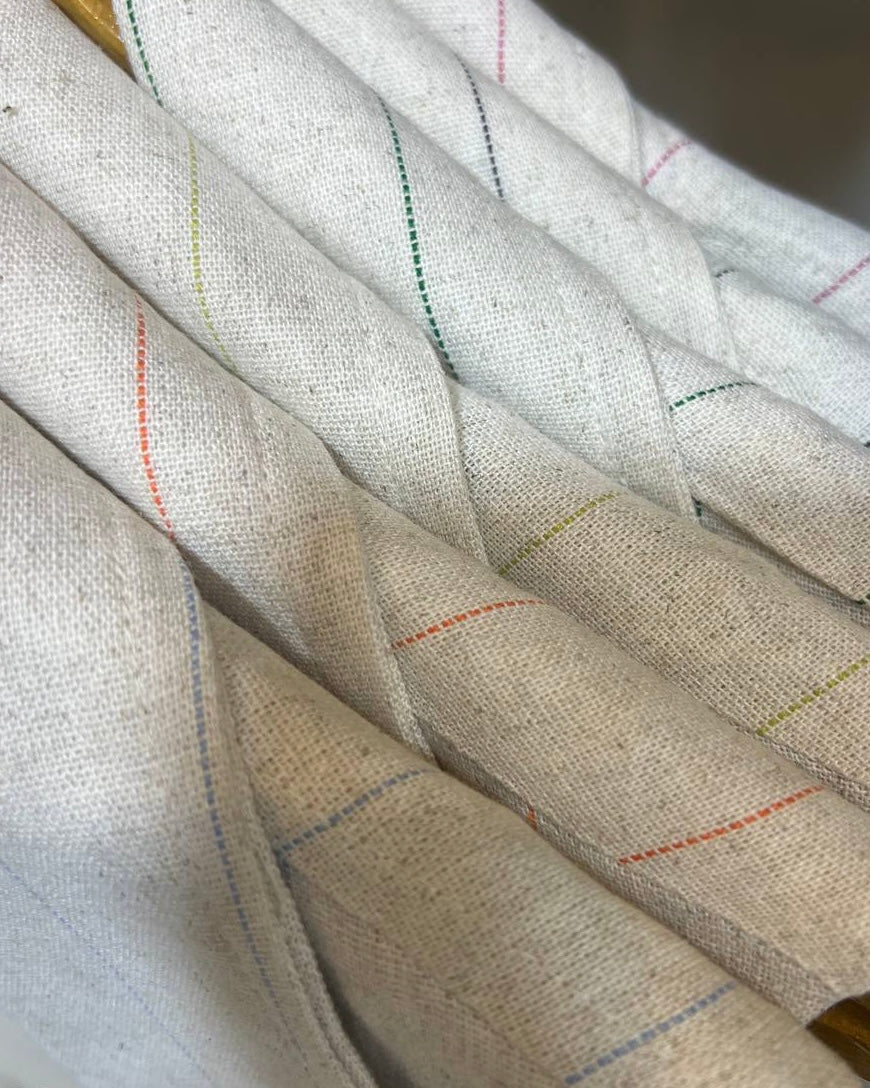 Striped Linen Blazer – Timeless Elegance