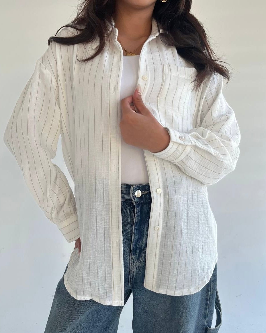 Striped Oversized Shirt
