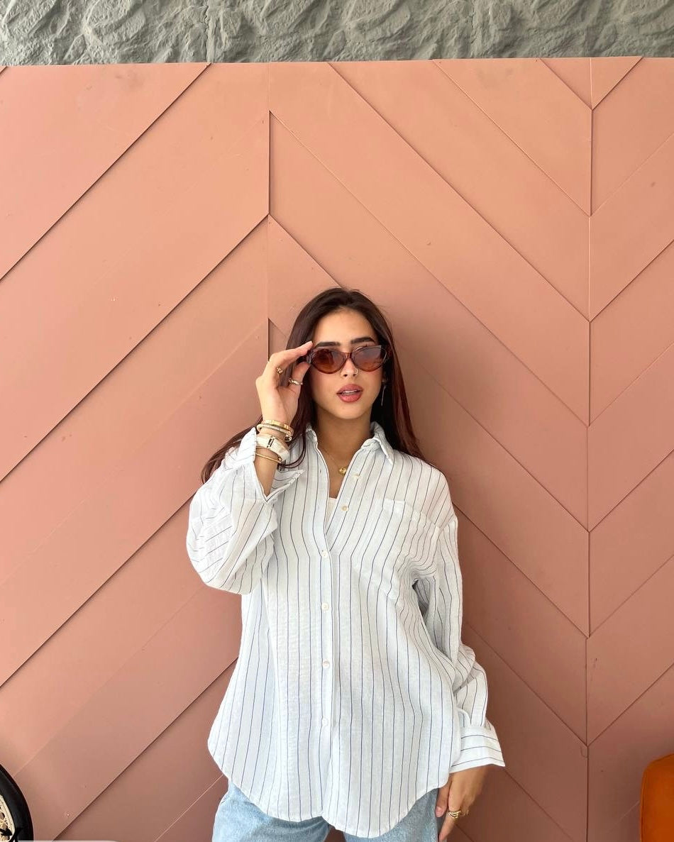 Striped Oversized Shirt