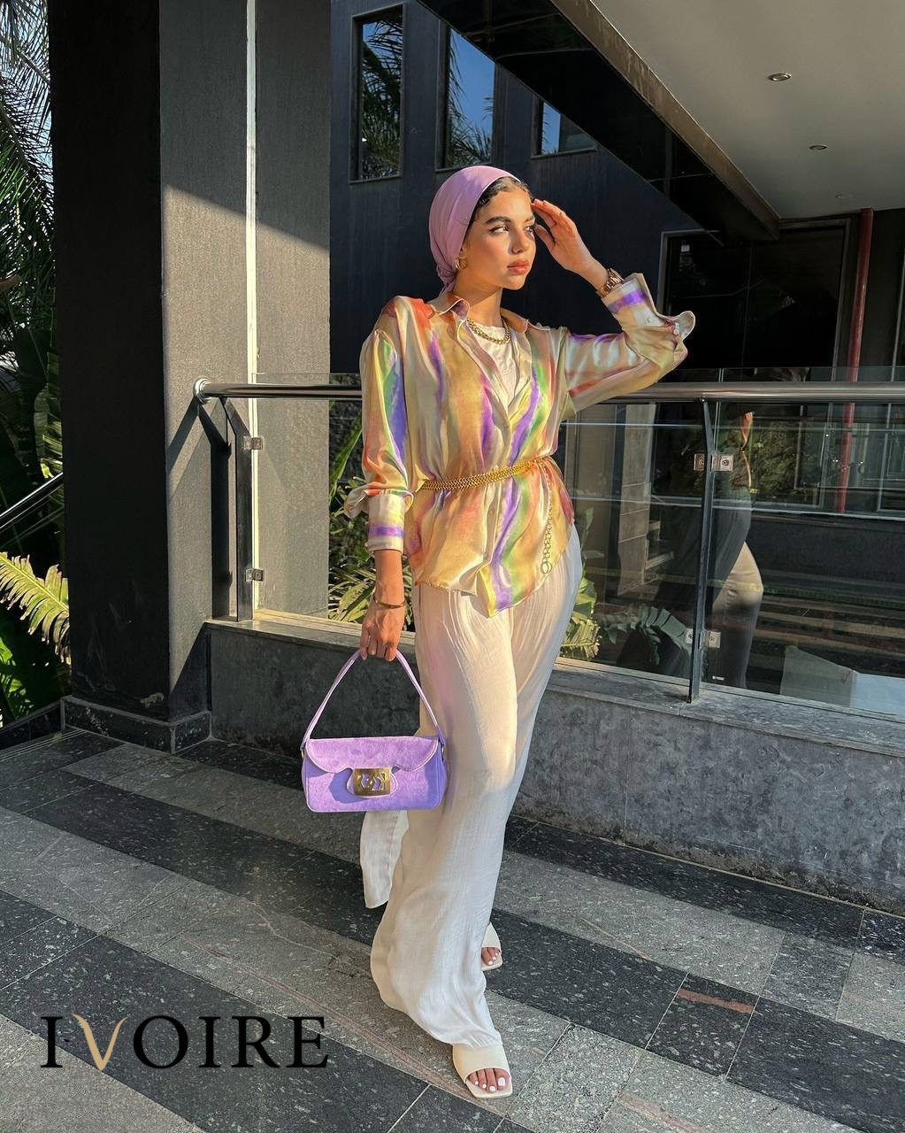 Satin Tie-Dye Shirt | Color Splash Vibes